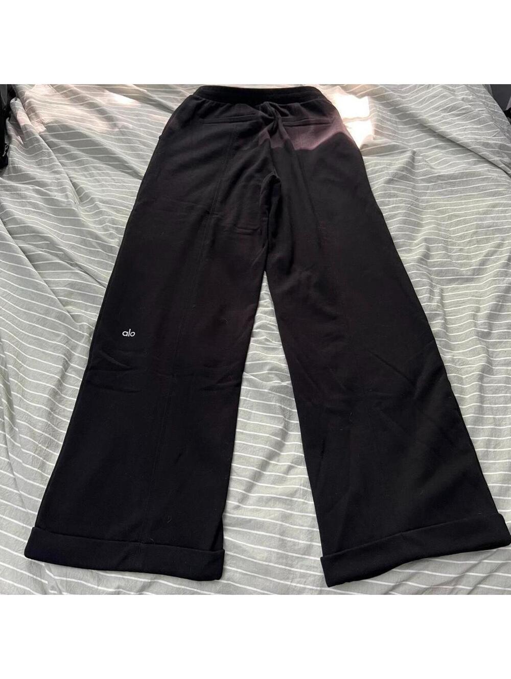 Alo High-Waist Trouser Wide Leg Pant sweatpants